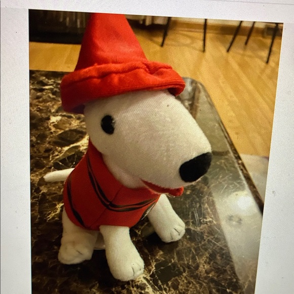 Target Bullseye Dog Plush Toy Red Crayon costume limited edition #1752 of 2200 - Picture 2 of 8
